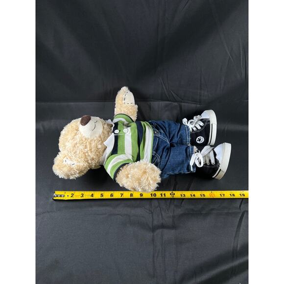 Vintage 2009 Build a Bear Bearemy Teddy Bear Plush Stuffed Animal 17" w/ boots - Picture 11 of 11